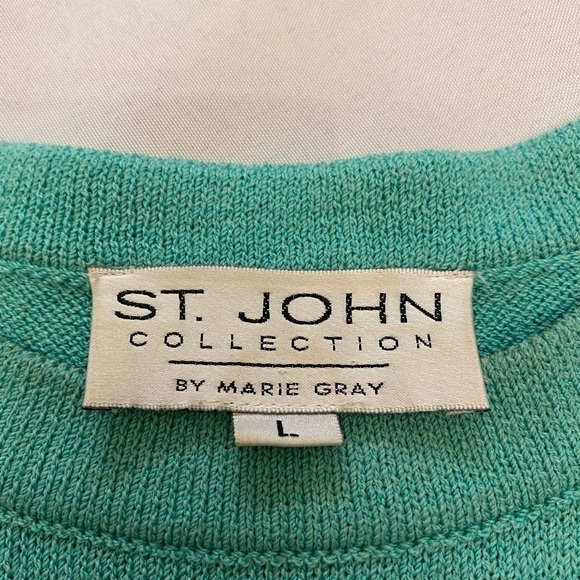 ST. JOHN Vintage Women’s Knit Sweater, Size Large. - Picture 3 of 5